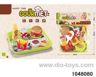 Delicious Burger Combination in PP bag with header