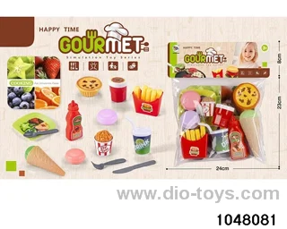 Delicious Burger Combination in PP bag with header