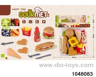 Delicious Burger Combination in PP bag with header