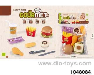 Delicious Burger Combination in PP bag with header
