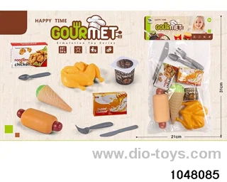 Delicious Burger Combination in PP bag with header