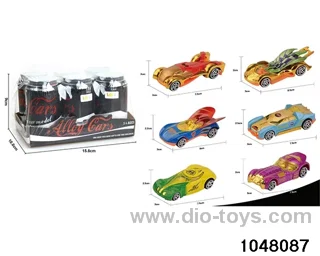 Sliding alloy car in box