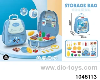 Tableware pass home toy backpack in paper card