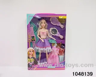 11.5 inch 9 jointed doll set in window box