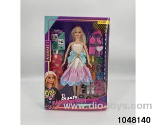 11.5 inch doll set in window box