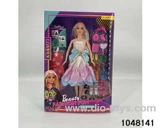 11.5 inch doll set in window box