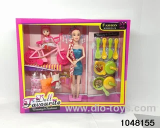 11.5 inch doll set in window box