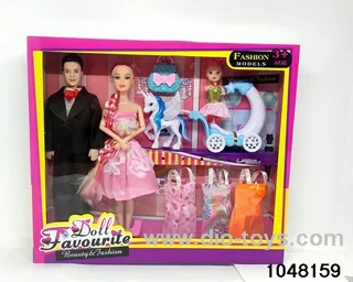 11.5 inch doll set in window box