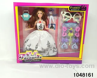 11.5 inch doll set in window box