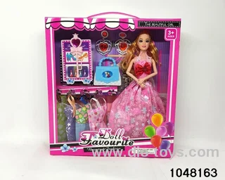11.5 inch doll set in window box