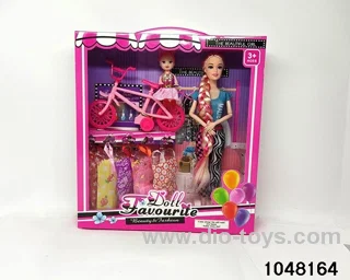 11.5 inch doll set in window box