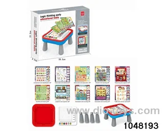 Logical thinking early education table in color box