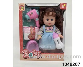 14 inch doll set in window box