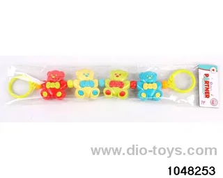 Baby bears with four hands in poly bag header