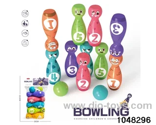 Bowling Pin Stacking (CPC) in PP bag with header