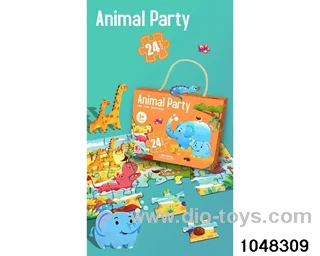 24 pieces of animal party (GCC) in color box