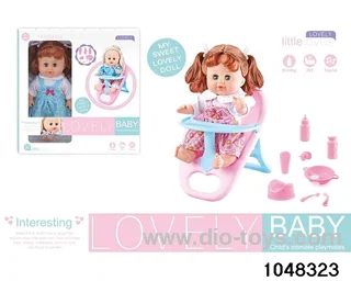 14 inch doll set in window box