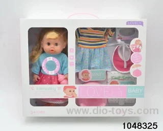 12 inch doll set in window box