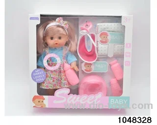 12 inch doll set in window box