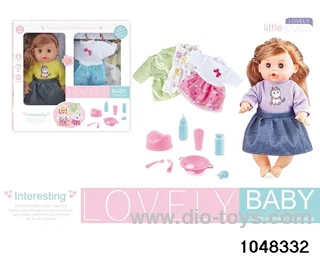 12 inch doll set in window box
