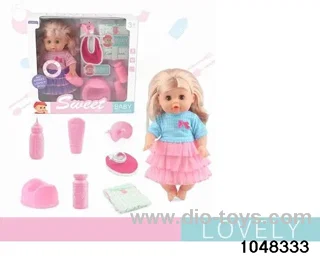 12 inch doll set in window box