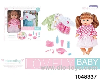 12 inch doll set in window box