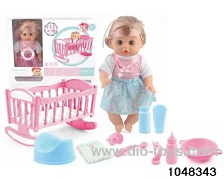 12 inch doll set in window box
