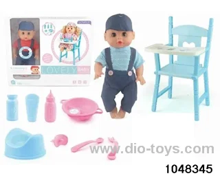12 inch doll set in window box