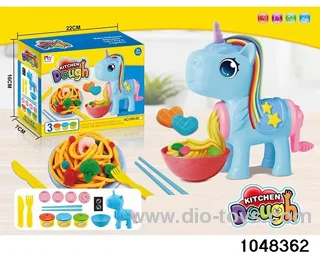 Colourful clay noodle machine in color box