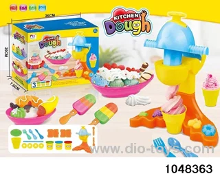 Colourful clay noodle machine in color box
