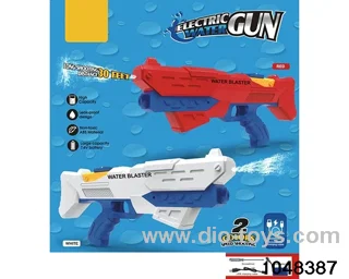 Electric water gun (red) in color box