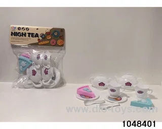 Tea Set with Food in PP bag with header