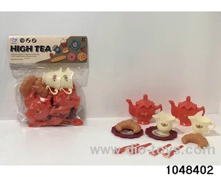 Tea Set with Food in PP bag with header