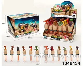 DINOSAUR BUBBLE STICK 18CM in display box
