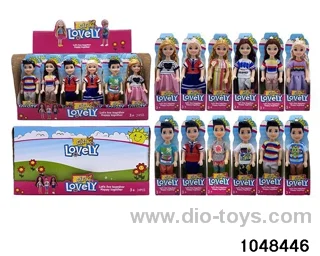 5.5 inch doll in display box
