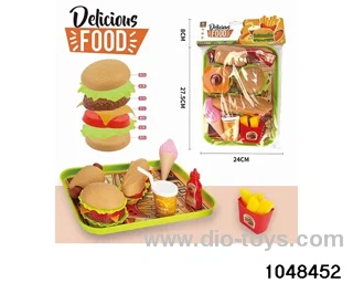 Card Head Burger in PP bag with header