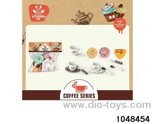Tea set and food set in PP bag with header
