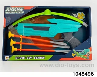 Bow and arrow gun in window box