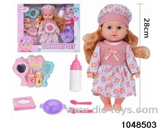 12 inch doll set in window box