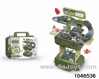 2-in-1 rail car park in paper card