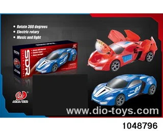 Electric Lighted Musical Car in color box