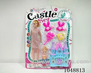 DIY castle with princess jewelry