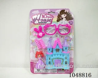 DIY castle with princess glasses