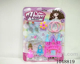 DIY castle with princess accessories