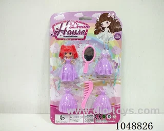 DIY princess with clothes comb