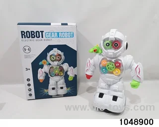Electric Lighted Musical Robot in color box