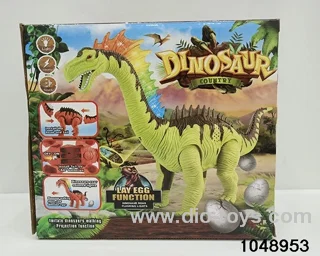 Laying Dinosaurs with Lights & Music in color box