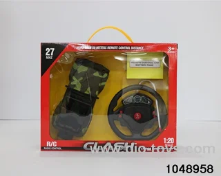 4ch RC Car with Lights + Music (Electricity Included) in window box