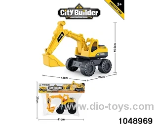 Oversized Excavator in PP bag with header