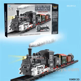 Electric railcar in color box